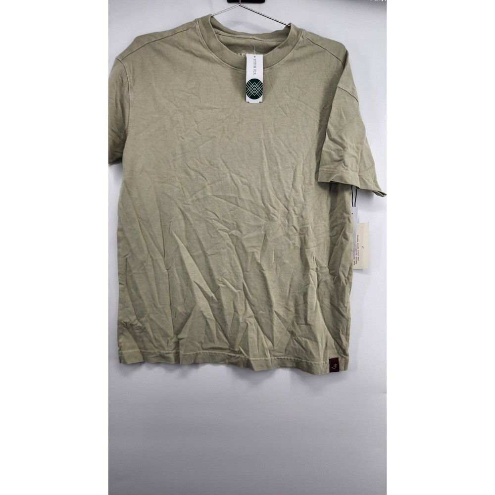 NWT‎ Alesbury Men's XS Light Green Washed Heavyweight Crew Top T-Shirt NWT